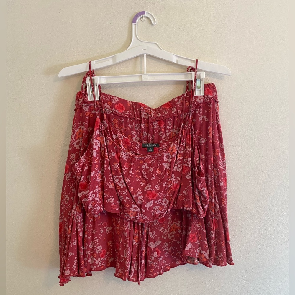 Floral two piece